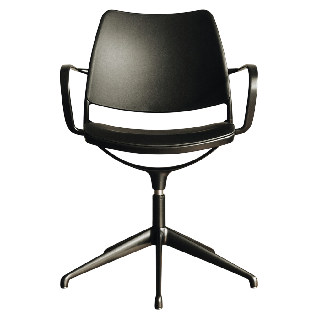 Sillón Gas autoretorno Polipropileno Stua. Excelente sillón para espacios de oficinas.