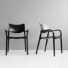 Sillón Laclasica: Fresno teñido negro