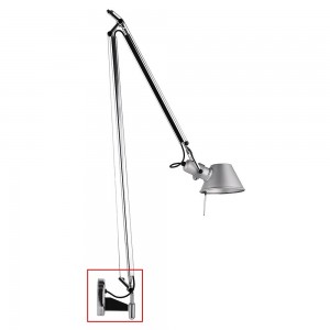Soporte pared Tolomeo Ø12 cm. de Artemide. Accesorios Tolomeo de Artemide