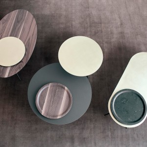 Mesa elegante de café Spillo para salón de Extendo.