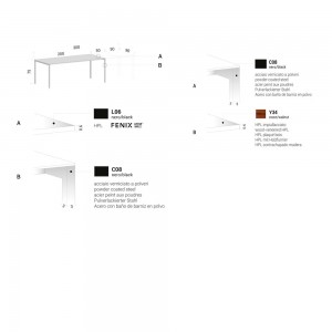 Mesa extensible de diseño para comedor Sintesi de Extendo.