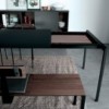 Mesa extensible de diseño para comedor Sintesi de Extendo.