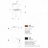 Sillón Danske C2 para comedor de Extendo.
