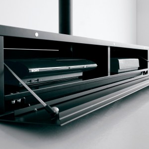 Mueble moderno de televisión Spin 360 para salón de Extendo.