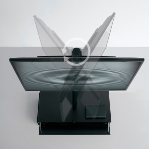 Mueble moderno de televisión Spin 360 para salón de Extendo.
