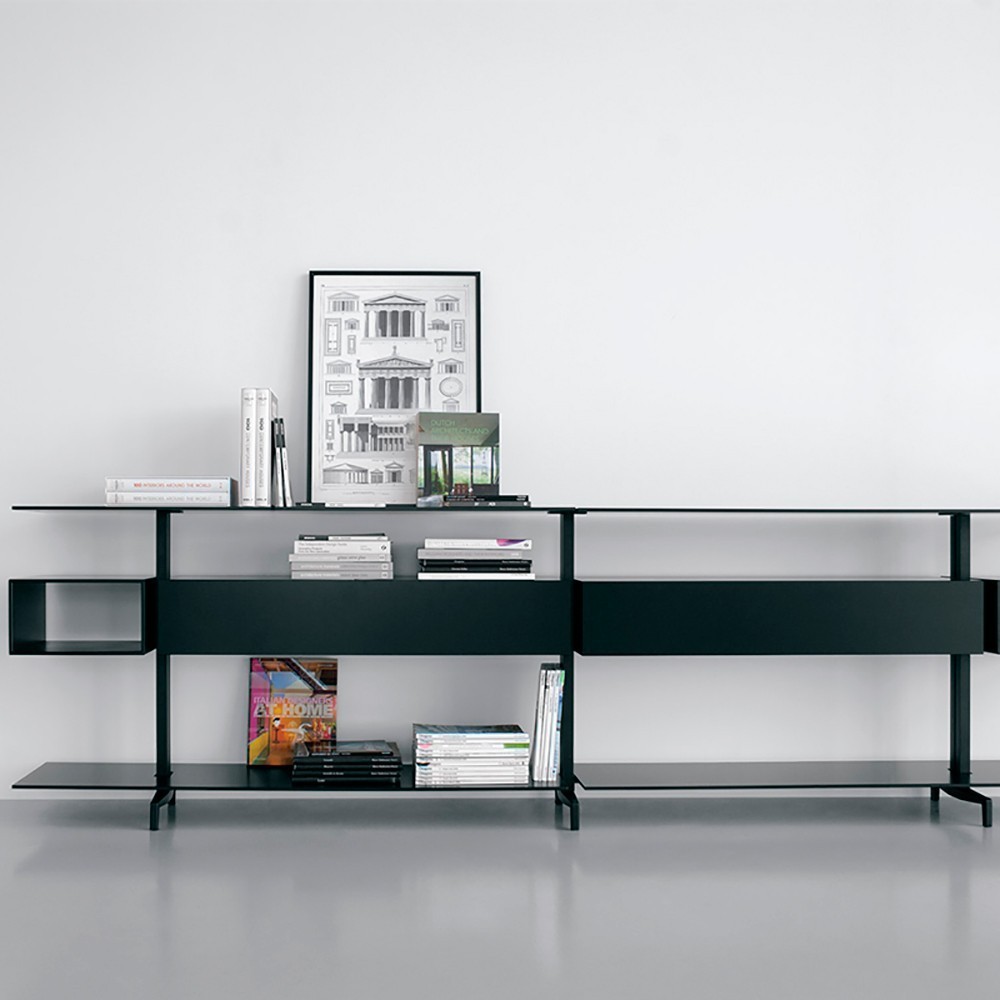 Librería de acero System para salón de Extendo.