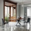 Mesa AX fija madera de Bonaldo. Mesa de madera de calidad italiana.