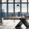 Mesa AX fija madera de Bonaldo. Mesa de madera de calidad italiana.