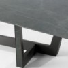 Mesa fija de cerámica Art de Bonaldo. Moderna mesa rectangular de diseño.