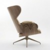 Sillón de lujo Lounger de madera para dormitorio de BD Barcelona.