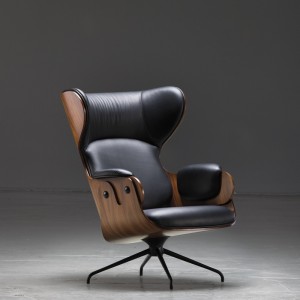 Sillón de lujo Lounger de madera para dormitorio de BD Barcelona.