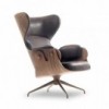 Sillón de lujo Lounger de madera para dormitorio de BD Barcelona.