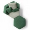 Pouf Panorama de Bonaldo. Moderno diseño de amplio mueble acolchado.