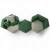 Pouf Panorama de Bonaldo. Moderno diseño de amplio mueble acolchado.