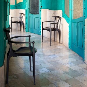 Sillón de diseño Gaulino para comedor de BD Barcelona.