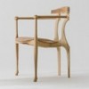 Sillón de diseño Gaulino Easy Chair para dormitorio de BD Barcelona.