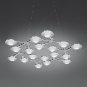 Led net circle suspension de Artemide. Tienda online de lámparas modernas.