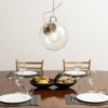 Miconos Suspension - Satin brass