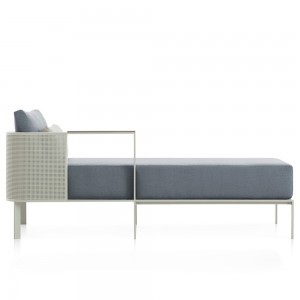 Sofá modular 2 Solanas de Gandia Blasco. Sofás de diseño para exteriores.