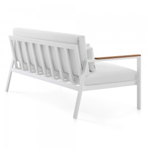 Sofá 2 plazas de diseño moderno Timeless para terraza de Gandia Blasco.