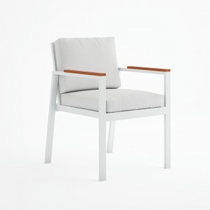 Silla con brazos Timeless para jardín de Gandia Blasco. Sillas modernas.