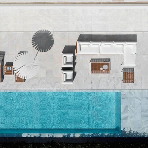 Sofá de diseño modular 1 DNA Teca de Gandia Blasco. Sofás modulares modernos.