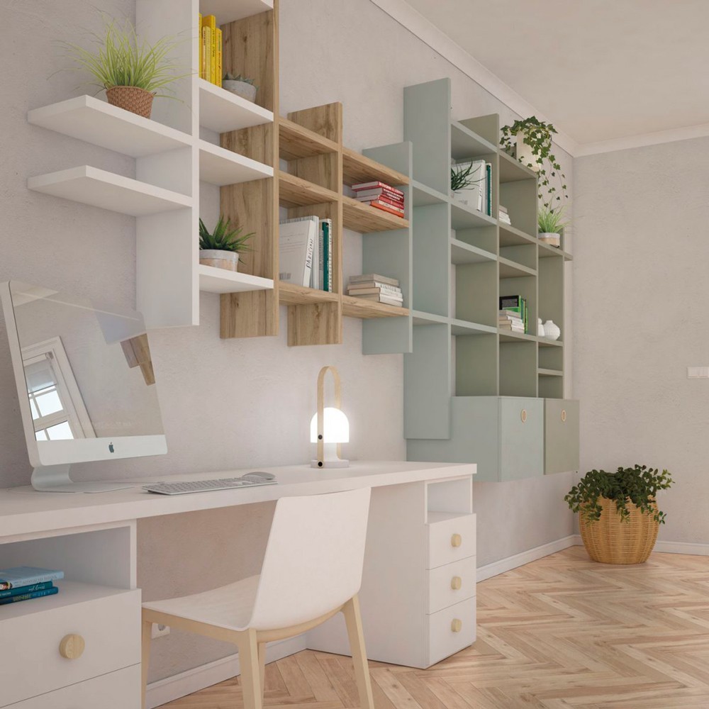 Composición Nº1 de Tobisa Muebles. Habitaciones juveniles.