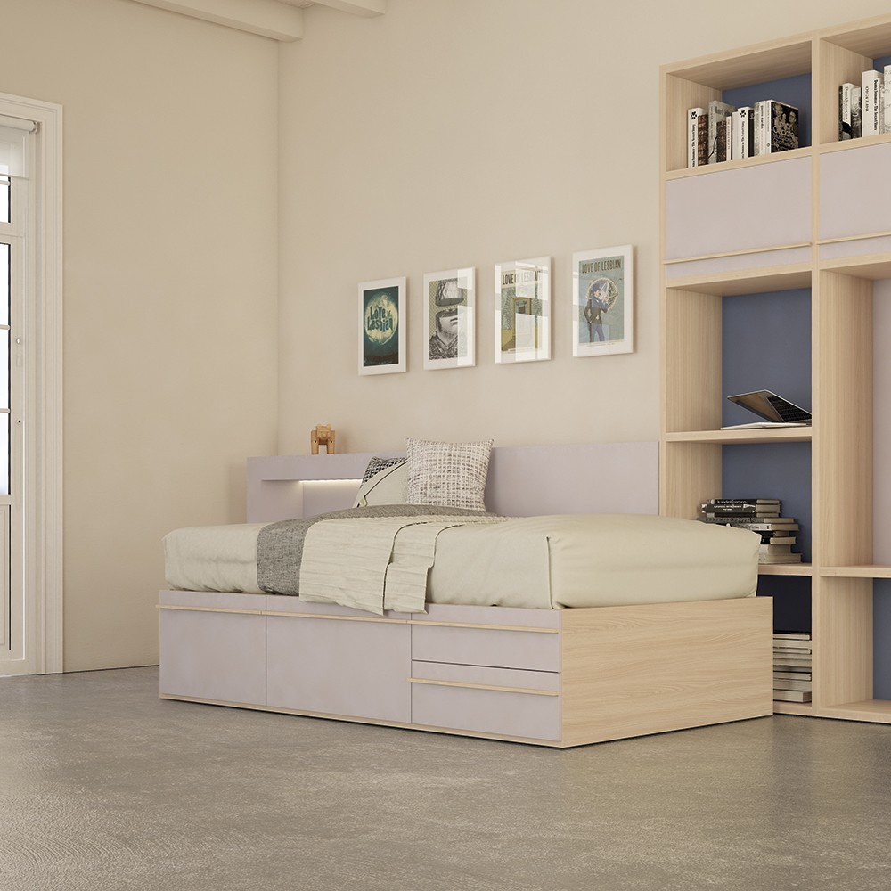 Composición Nº5 de Tobisa Muebles. Habitaciones juveniles.