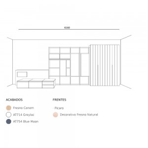 Composición Nº5 de Tobisa Muebles. Habitaciones juveniles.