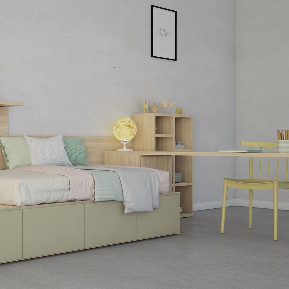Composición Nº9 de Tobisa Muebles. Habitaciones juveniles.