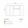 Composición Nº10 de Tobisa Muebles. Habitaciones juveniles.