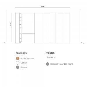 Composición Nº11 de Tobisa Muebles. Habitaciones juveniles.