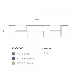 Composición Nº14 de Tobisa Muebles. Habitaciones juveniles.