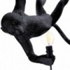 Lámpara exterior suspensión Monkey color negro de Seletti.