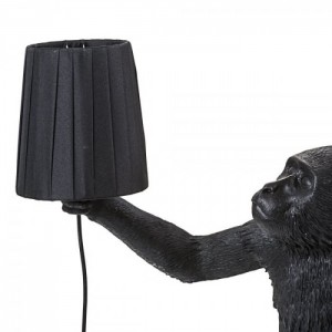 Lámpara suelo Monkey Standing color negro de Seletti para exterior