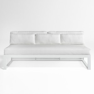 Sofá modular 4 DNA para exteriores de Gandia Blasco. Sofá de diseño moderno.