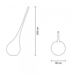 Macetero Ampoule XL Luz Myyour. Complementos de diseño original para jardín.