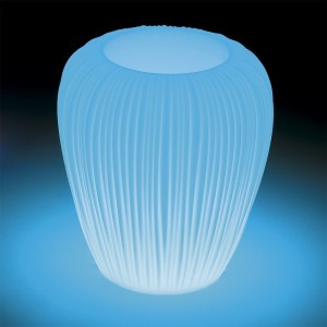 Macetero Skin Luz Myyour. Maceteros iluminados para jardínes o terrazas.