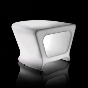 Mesa Taburete Pal con Luz Led y Acabado en Mate o Brillo |Vondom