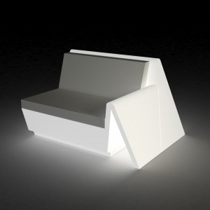 Sofá Rest Módulo Derecho/Izquierdo con Iluminación Led | Vondom