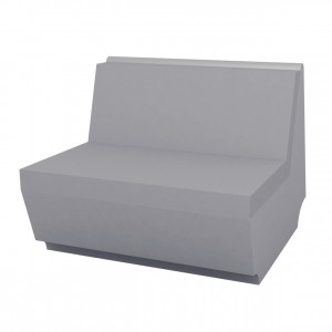 Sofá Rest Módulo Central con luz LED y Tejido Náutico | Diseño Vondom