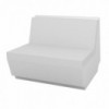 Sofá Rest Módulo Central con luz LED y Tejido Náutico | Diseño Vondom