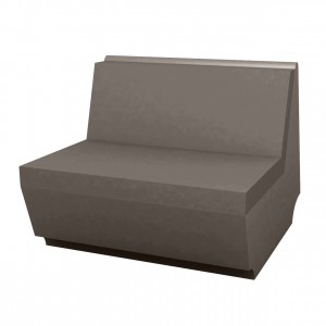 Sofá Rest Módulo Central con luz LED y Tejido Náutico | Diseño Vondom