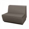 Sofá Rest Módulo Central con luz LED y Tejido Náutico | Diseño Vondom