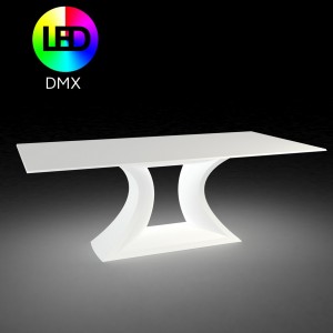 Mesa Rest XL con Luz Led y Cristal Templado de Seguridad | Vondom