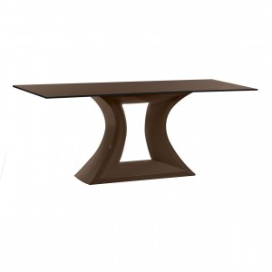 Mesa Rest XL con Luz Led y Cristal Templado de Seguridad | Vondom