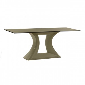 Mesa Rest XL con Luz Led y Cristal Templado de Seguridad | Vondom