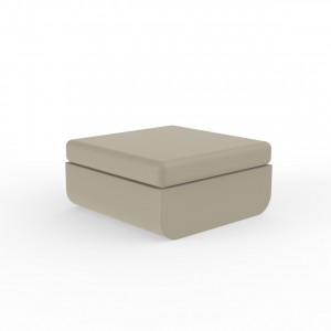 Puf Ulm con Tecnología Led y Tejido Náutico | Diseño Vondom | Lluesma