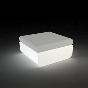 Puf Ulm con Tecnología Led y Tejido Náutico | Diseño Vondom | Lluesma