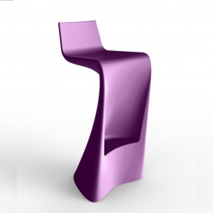 Taburete Wing con Luz Led en el Interior Fabricado en Resina | Vondom